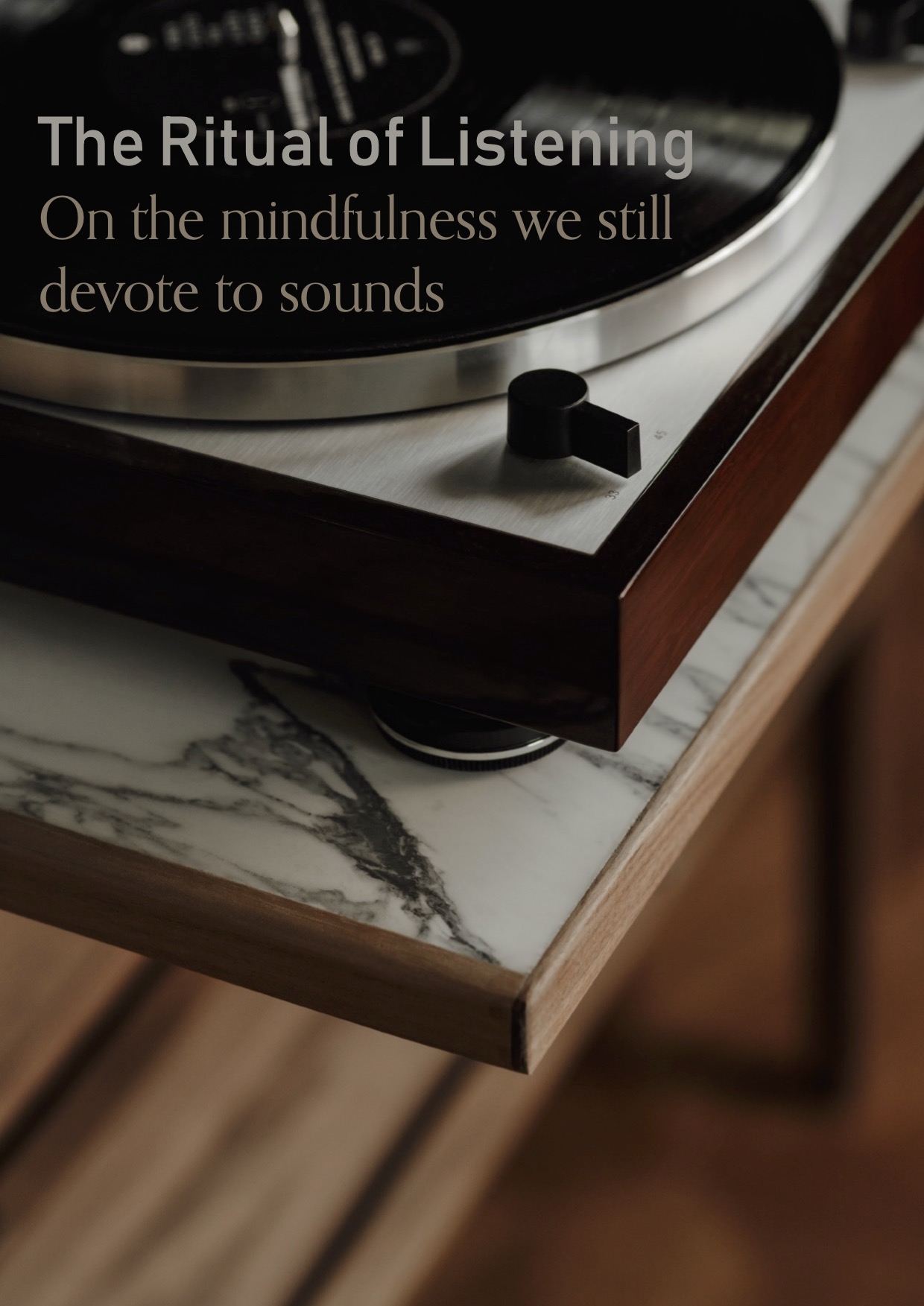 The Ritual of Listening — newsletter cover